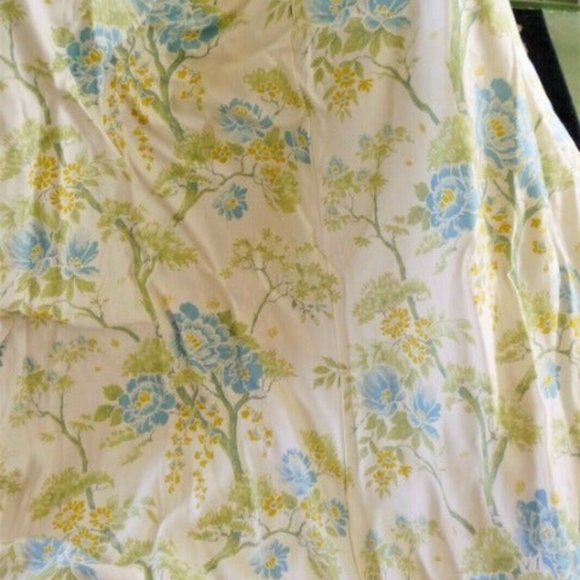 Vtg JC Penney Custom Drapes 7 Pcs 100 x 84 Peony - Picture 7 of 8